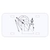 Personalized 3 X 6 Heavy Duty Acrylic / Plastic License Plate Thumbnail