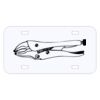 Personalized 3 X 6 Heavy Duty Acrylic / Plastic License Plate Thumbnail