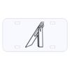 Personalized 3 X 6 Heavy Duty Acrylic / Plastic License Plate Thumbnail