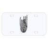 Personalized 3 X 6 Heavy Duty Acrylic / Plastic License Plate Thumbnail