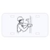 Personalized 3 X 6 Heavy Duty Acrylic / Plastic License Plate Thumbnail