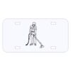 Personalized 3 X 6 Heavy Duty Acrylic / Plastic License Plate Thumbnail