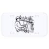 Personalized 3 X 6 Heavy Duty Acrylic / Plastic License Plate Thumbnail