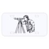Personalized 3 X 6 Heavy Duty Acrylic / Plastic License Plate Thumbnail