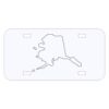 Personalized 3 X 6 Heavy Duty Acrylic / Plastic License Plate Thumbnail