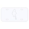 Personalized 3 X 6 Heavy Duty Acrylic / Plastic License Plate Thumbnail