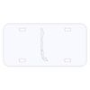 Personalized 3 X 6 Heavy Duty Acrylic / Plastic License Plate Thumbnail