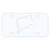 Personalized 3 X 6 Heavy Duty Acrylic / Plastic License Plate Thumbnail
