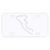 Personalized 3 X 6 Heavy Duty Acrylic / Plastic License Plate Thumbnail