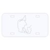 Personalized 3 X 6 Heavy Duty Acrylic / Plastic License Plate Thumbnail