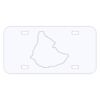 Personalized 3 X 6 Heavy Duty Acrylic / Plastic License Plate Thumbnail