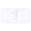 Personalized 3 X 6 Heavy Duty Acrylic / Plastic License Plate Thumbnail