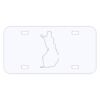 Personalized 3 X 6 Heavy Duty Acrylic / Plastic License Plate Thumbnail
