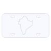 Personalized 3 X 6 Heavy Duty Acrylic / Plastic License Plate Thumbnail