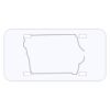 Personalized 3 X 6 Heavy Duty Acrylic / Plastic License Plate Thumbnail