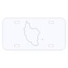 Personalized 3 X 6 Heavy Duty Acrylic / Plastic License Plate Thumbnail