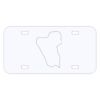 Personalized 3 X 6 Heavy Duty Acrylic / Plastic License Plate Thumbnail