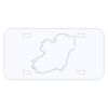 Personalized 3 X 6 Heavy Duty Acrylic / Plastic License Plate Thumbnail