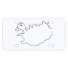 Personalized 3 X 6 Heavy Duty Acrylic / Plastic License Plate Thumbnail
