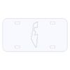 Personalized 3 X 6 Heavy Duty Acrylic / Plastic License Plate Thumbnail
