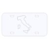 Personalized 3 X 6 Heavy Duty Acrylic / Plastic License Plate Thumbnail