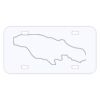 Personalized 3 X 6 Heavy Duty Acrylic / Plastic License Plate Thumbnail