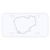 Personalized 3 X 6 Heavy Duty Acrylic / Plastic License Plate Thumbnail
