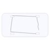 Personalized 3 X 6 Heavy Duty Acrylic / Plastic License Plate Thumbnail
