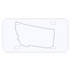 Personalized 3 X 6 Heavy Duty Acrylic / Plastic License Plate Thumbnail
