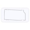 Personalized 3 X 6 Heavy Duty Acrylic / Plastic License Plate Thumbnail