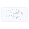 Personalized 3 X 6 Heavy Duty Acrylic / Plastic License Plate Thumbnail