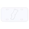 Personalized 3 X 6 Heavy Duty Acrylic / Plastic License Plate Thumbnail
