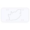 Personalized 3 X 6 Heavy Duty Acrylic / Plastic License Plate Thumbnail
