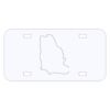 Personalized 3 X 6 Heavy Duty Acrylic / Plastic License Plate Thumbnail