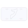 Personalized 3 X 6 Heavy Duty Acrylic / Plastic License Plate Thumbnail