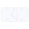 Personalized 3 X 6 Heavy Duty Acrylic / Plastic License Plate Thumbnail