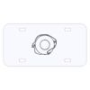Personalized 3 X 6 Heavy Duty Acrylic / Plastic License Plate Thumbnail