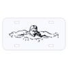 Personalized 3 X 6 Heavy Duty Acrylic / Plastic License Plate Thumbnail