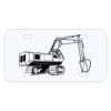 Personalized 3 X 6 Heavy Duty Acrylic / Plastic License Plate Thumbnail