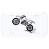 Personalized 3 X 6 Heavy Duty Acrylic / Plastic License Plate Thumbnail