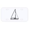 Personalized 3 X 6 Heavy Duty Acrylic / Plastic License Plate Thumbnail