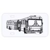 Personalized 3 X 6 Heavy Duty Acrylic / Plastic License Plate Thumbnail