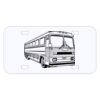 Personalized 3 X 6 Heavy Duty Acrylic / Plastic License Plate Thumbnail