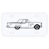 Personalized 3 X 6 Heavy Duty Acrylic / Plastic License Plate Thumbnail