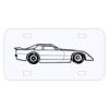 Personalized 3 X 6 Heavy Duty Acrylic / Plastic License Plate Thumbnail