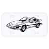 Personalized 3 X 6 Heavy Duty Acrylic / Plastic License Plate Thumbnail