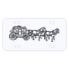 Personalized 3 X 6 Heavy Duty Acrylic / Plastic License Plate Thumbnail