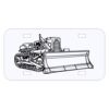 Personalized 3 X 6 Heavy Duty Acrylic / Plastic License Plate Thumbnail