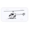 Personalized 3 X 6 Heavy Duty Acrylic / Plastic License Plate Thumbnail