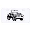 Personalized 3 X 6 Heavy Duty Acrylic / Plastic License Plate Thumbnail